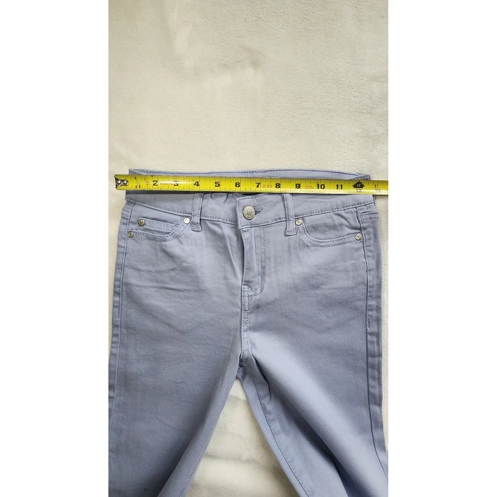 Celebrity Pink Girls Skinny Jeans‎ Periwinkle Blue Lavender Size 12 CK58206S1